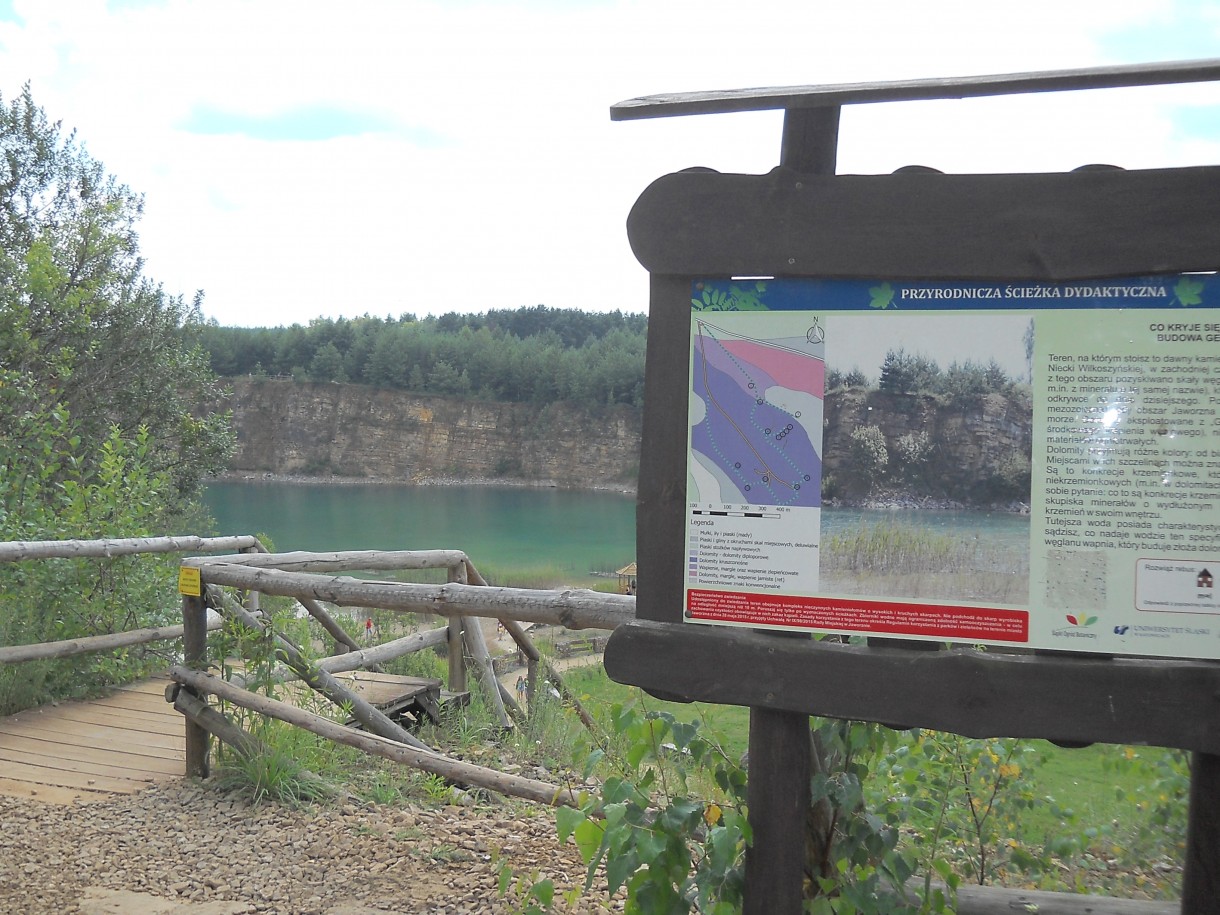 Pozostałe, Arboretum Gródek - polskie Malediwy. - Informator o budowie geologicznej terenu.