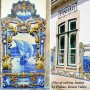 Łazienka, Obraz Azulejos w łazience - zdjęcie ze stacji w Pinhao