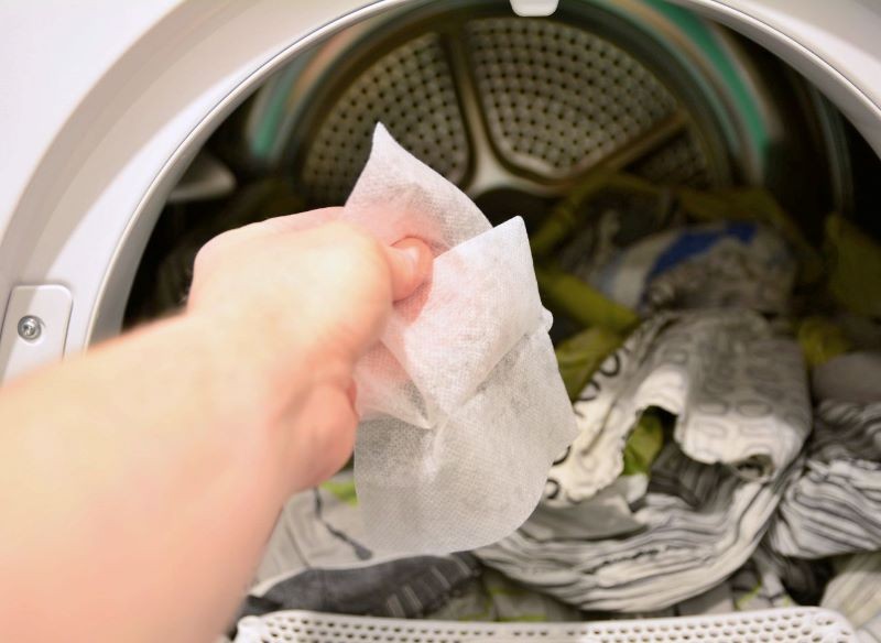 W odstraszeniu myszy pomogą chusteczki do suszarek bębnowych.