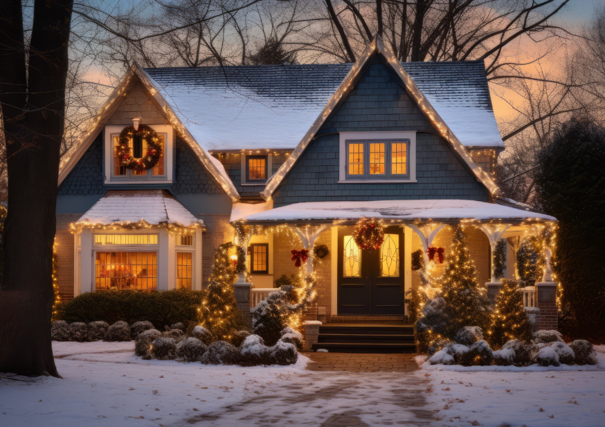 oświetlenie domu lampkami LED