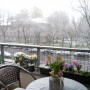 Balkon, Kapryśny kwiecień - A dzisiaj na Mazowszu zrobiło się biało