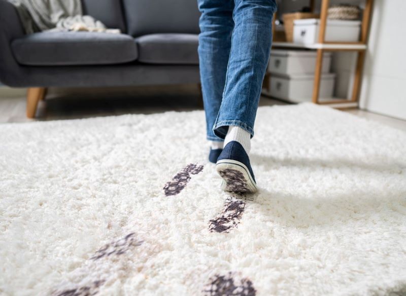 Chodzenie w butach po domu zostawia wiele śladów, ale nie wszystkie są widoczne gołym okiem.