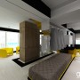 Pozostałe, projekt wnętrza apartamentu - architektura wnętrz dużego apartamentu