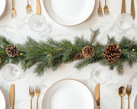 Minimalistyczny stół wigilijny. Elegancja, prostota i kolory natury