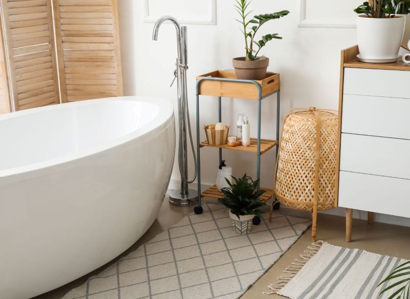 Nowy dywanik w łazience to prosta zmiana, która daje niezły efekt.