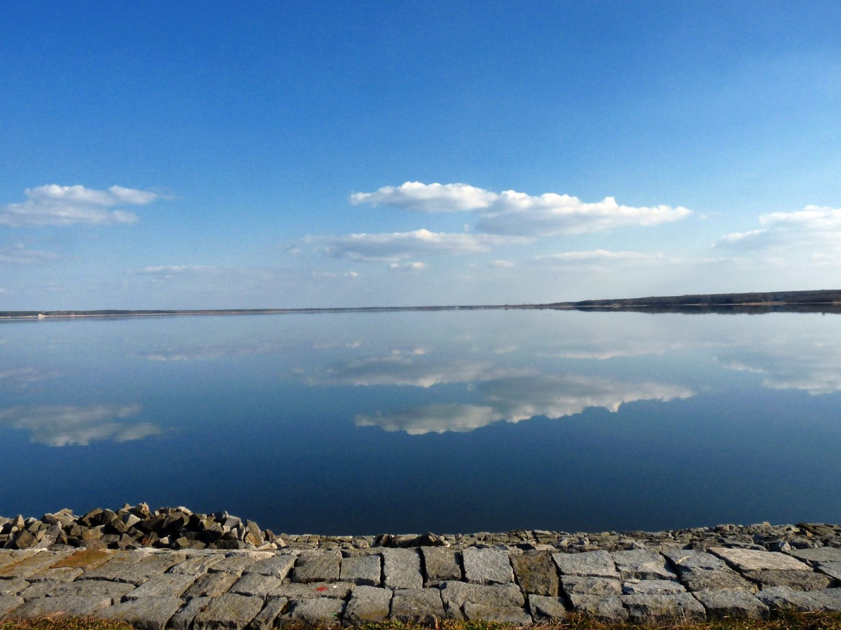 Pozostałe, Marzec u mnie - widok na jezioro turawskie