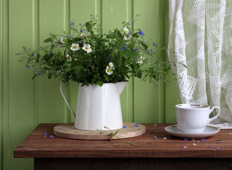 O charakterze rustykalnego wnętrza decydują dodatki.