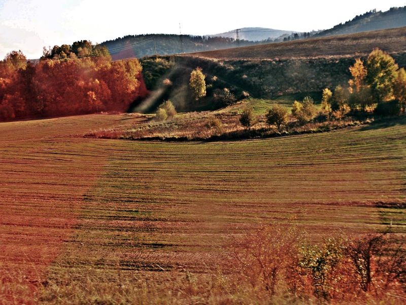 Podróże, Jesienne widoki  z podróży - widok