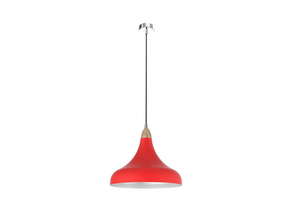 Oświetlenie, Lampa wisząca Abbi - Lampa wisząca Abbi red