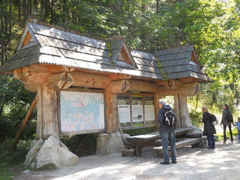 Pozostałe, Zakopane w foto - pigułce. Część piąta: Dolina Kościeliska. - Mapa Doliny i informacje, w atrakcyjną ujęte formę.