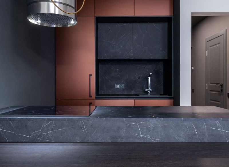 marmur w kuchni