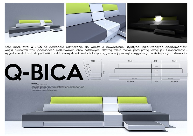 Pozostałe, Q-BICa modułowa w finale konkursu CAYA DESIGN!