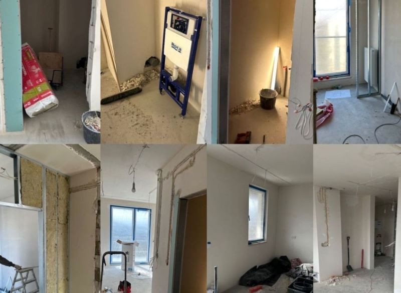 Jan Kliment chętnie dzielił się w mediach społecznościowych postępami remontu mieszkania.