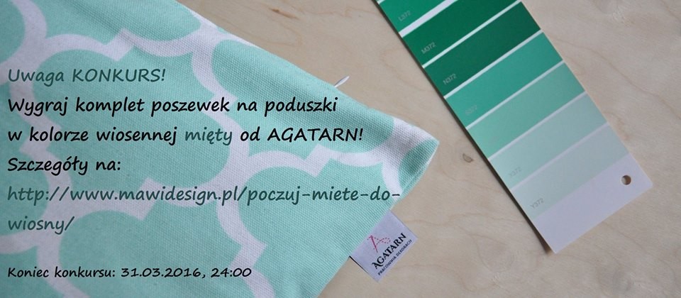 Pozostałe, Wiosenny konkurs - http://www.mawidesign.pl/poczuj-miete-do-wiosny/ 