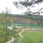 Pozostałe, Arboretum Gródek - polskie Malediwy. - Z kolejnego punktu widok rozpościera się na lazur akwenu Wydra.