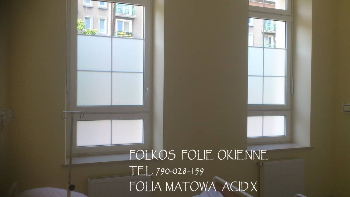 Pozostałe, Folie okienne matowe i dekoracyjne Folkos - folia matowa