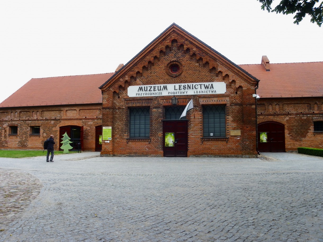 Pozostałe, Arboretum w Gołuchowie - Park i zabudowania cz 1 - Gołuchów  Powozownia Muzeum Leśnictwa