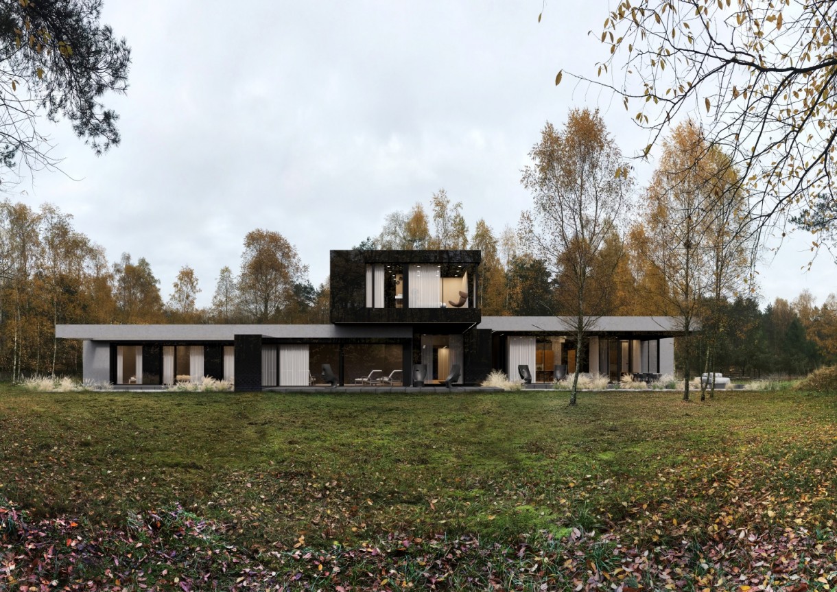 Domy i mieszkania, STARK HOUSE - projekt pracowni REFORM Architekt - Dom „RE: STARK HOUSE” znajduje się w fazie projektu w pełni zaakceptowanego przez klienta. Przewidywaną datą realizacji jest koniec czerwca 2021 roku.