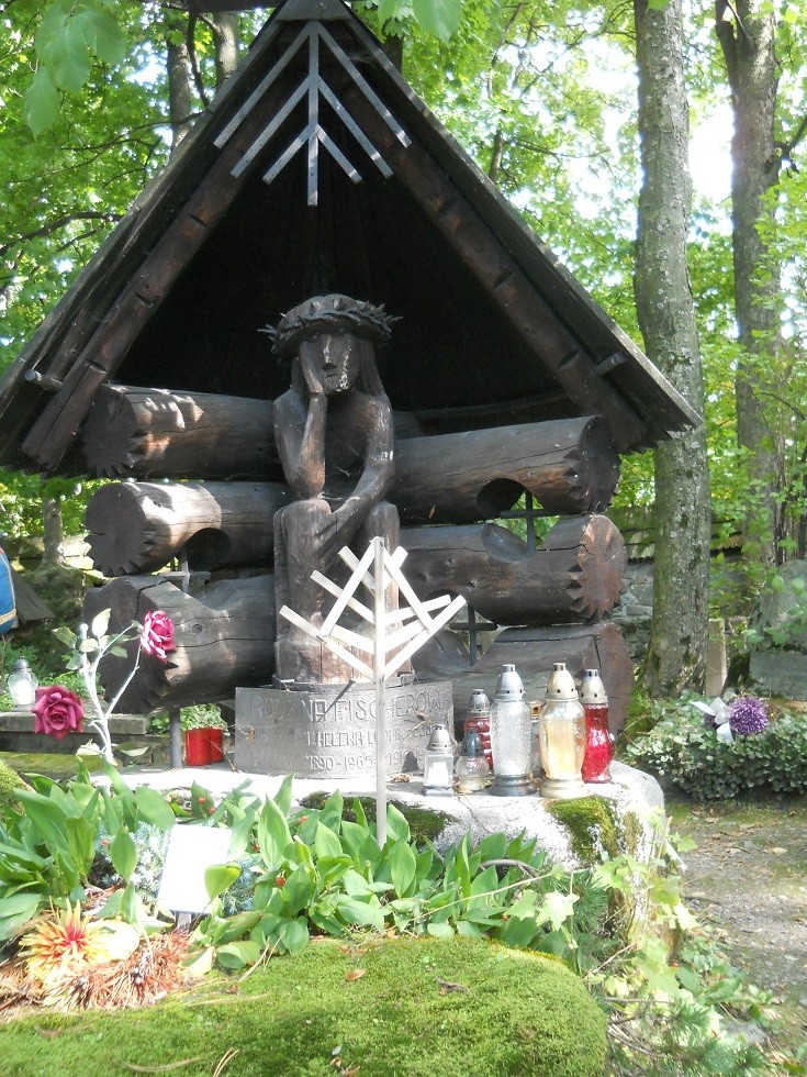 Pozostałe, Zakopane w  foto - pigułce. Część druga: Pęksowy Brzyzek. - Grób rodziny Fischerów.