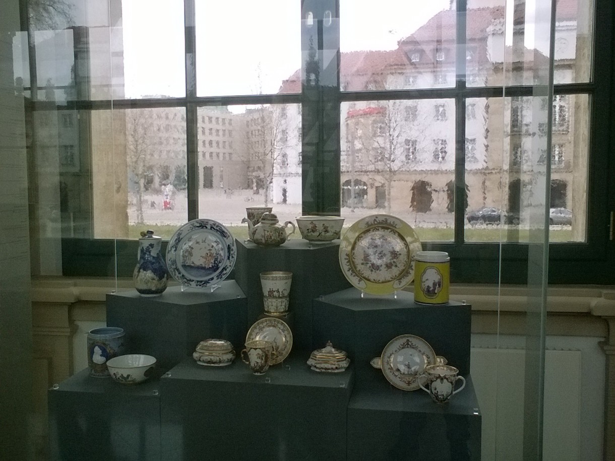 Podróże, Niemcy-Drezno-Galeria Porcelany