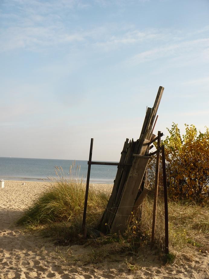 Pozostałe, Haftowane bombki ......... - ..........i jesienna plaża.........