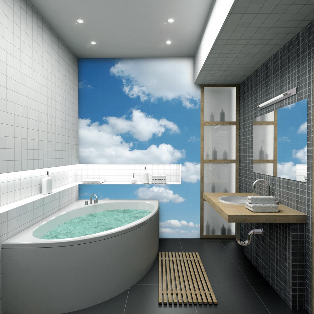 Покажи картинку ванной. Фотообои для ванной комнаты влагостойкие. Крутые Ванные комнаты. Фотопанно для ванной комнаты. Плитка для ванной в виде окна.