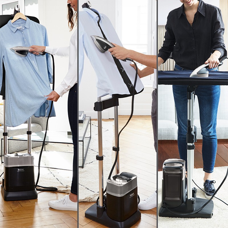 Stacja Tefal IXEO Power &ndash; rozwiązanie &bdquo;all-in-one&rdquo;, stworzone z myślą o osobach, kt&oacute;re chcą prasować szybciej i wygodniej. / fot. Tefal / mateirały promocyjne