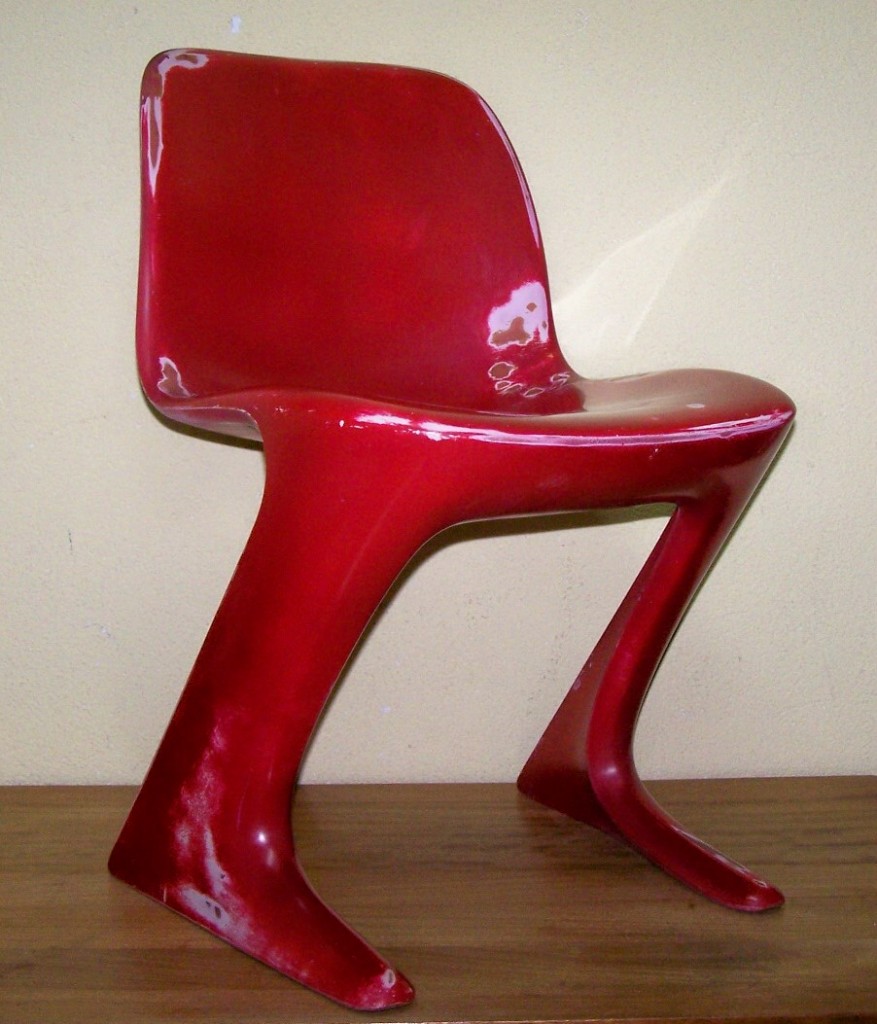 Jadalnia, kangaroo chair design ernst moeckl 1970