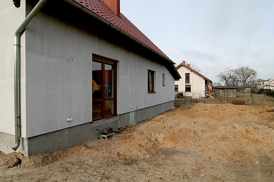 Taras, Taras drewniany. Realizacja w Zbąszyniu.