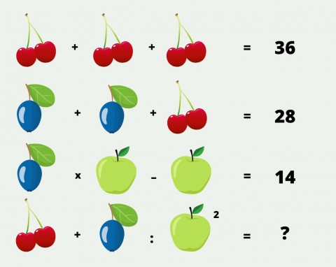 Łamigłówka matematyczna na wakacje. Spójrz na owoce i rozruszaj szare komórki