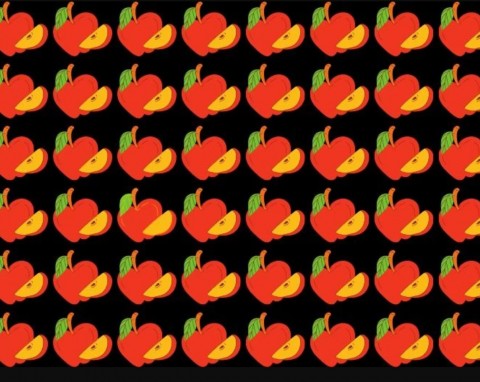Bystre oko ogrodnika znajdzie odmienne jabłko w 10 sekund. Spróbujesz rozwiązać zagadkę optyczną?
