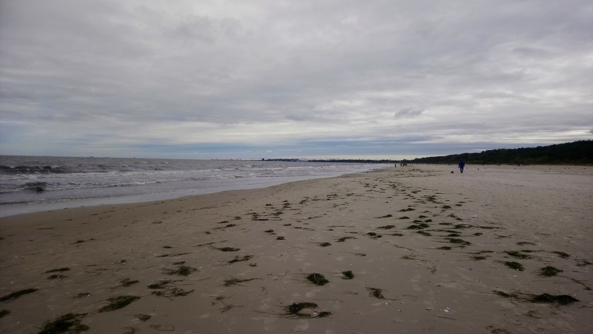 Dekoracje, Słoneczny październik................ - ....................na plaży.................