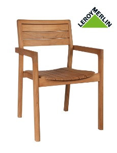 Krzesło ogrodowe drewniane teak