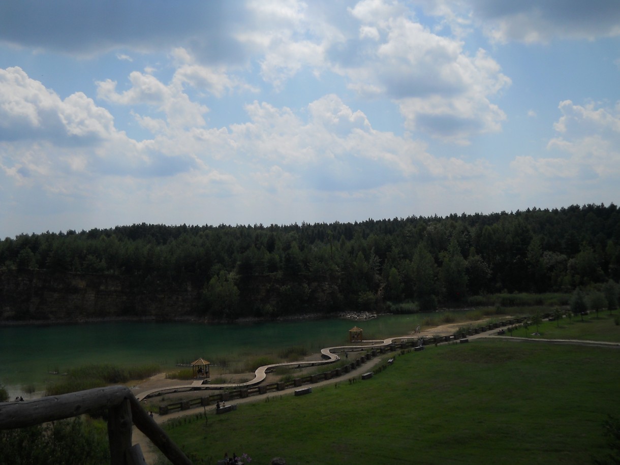 Pozostałe, Arboretum Gródek - polskie Malediwy. - W tym roku poziom wody niski, mimo takiej obfitości deszczu.