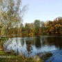 Pozostałe, PARK w ŚWIERKLAŃCU - Rozległe jeziorko ... lustrzane odbicie... stanęłam jak wryta w niemym  zachwycie...