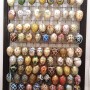 Dekoracje, Bombki ażurowe ręcznie malowane - bombki w kształcie jajka - bombki jajka - muzeum bombki