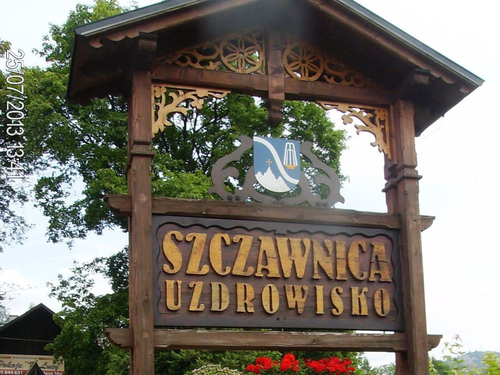 Pozostałe, SZCZAWNICA FONTANNĄ UROKU - SZCZAWNICA WITA GOŚCI