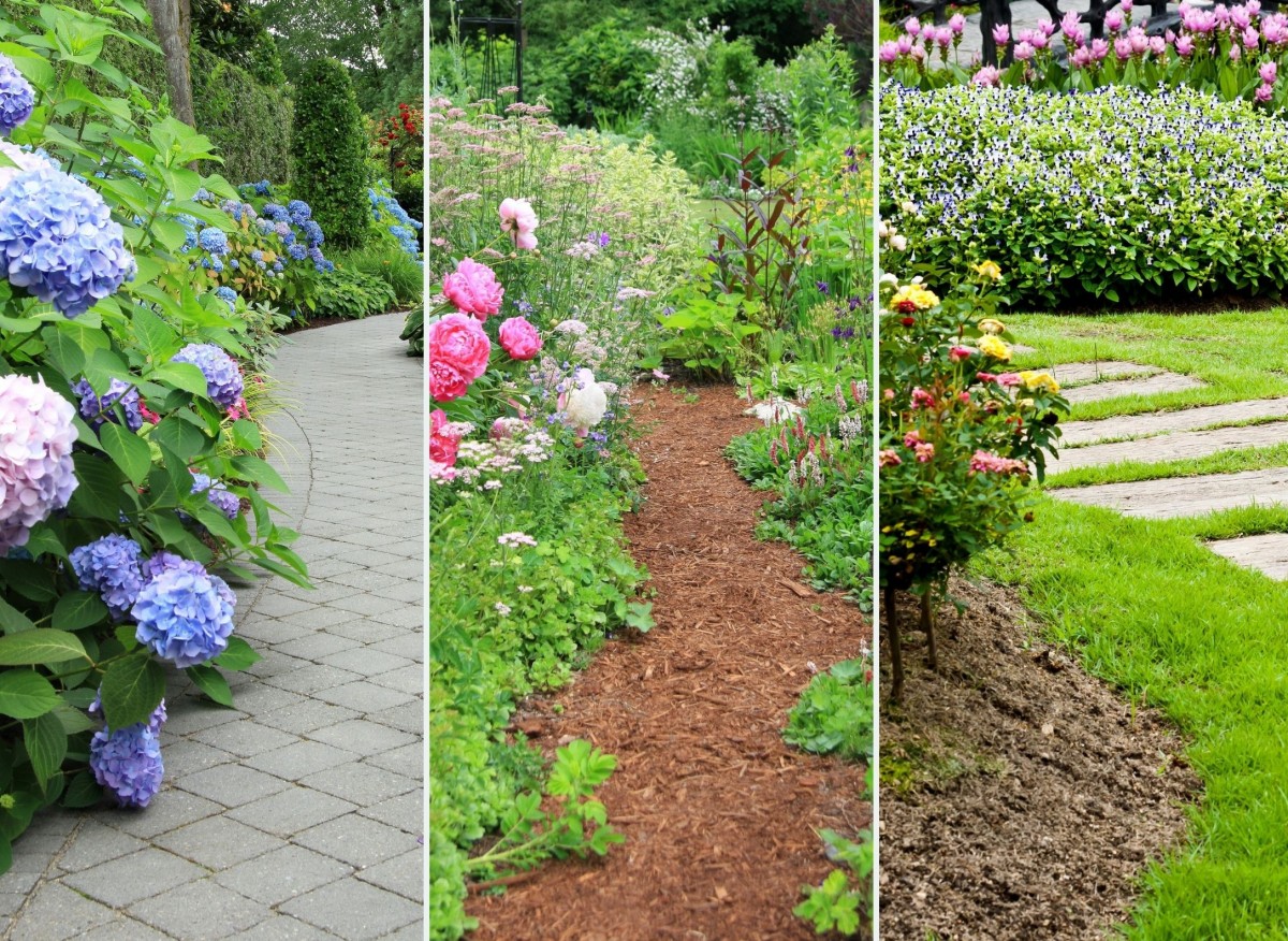 ścieżki w ogrodzie