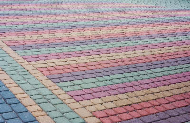 jak malować kostkę brukową