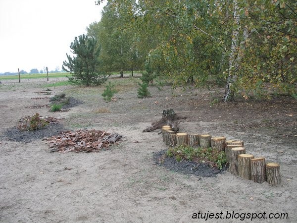 Leśne klimaty, Jak zmieniał się nasz ogród - cd. - Taka mała zabawa przy zagospodarowaniu przestrzeni.