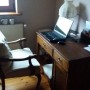 Gabinet, Ciag dalszy renowacji - biurko - Mogę zasiadać i pracować