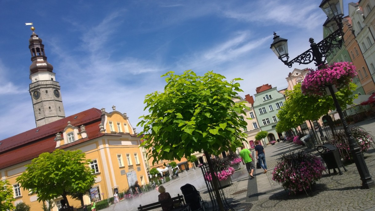 Pozostałe, Wakacyjne migawki z domu i pracowni ... - rynek w Bolesławcu