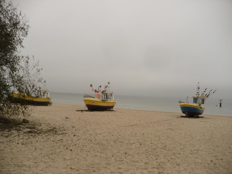 Pozostałe, Białe bombki ...............i obrazek niespodzianka ............ - ..........i jesienna plaża...........