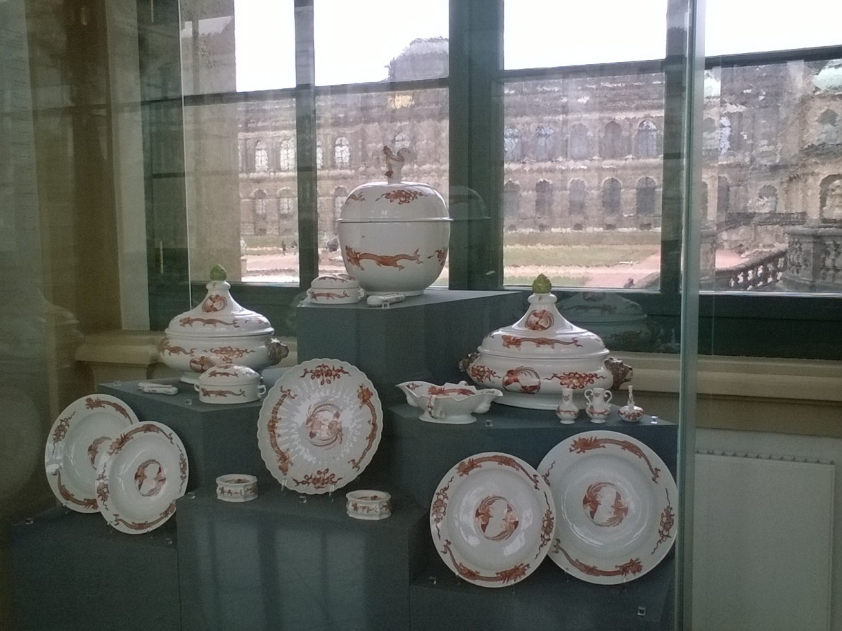 Podróże, Niemcy-Drezno-Galeria Porcelany