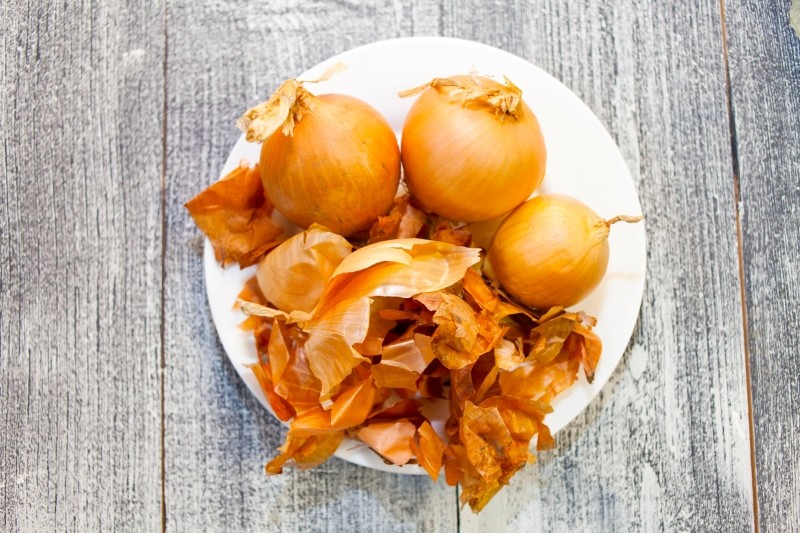 jak wykorzystać łupiny cebuli w ogrodzie