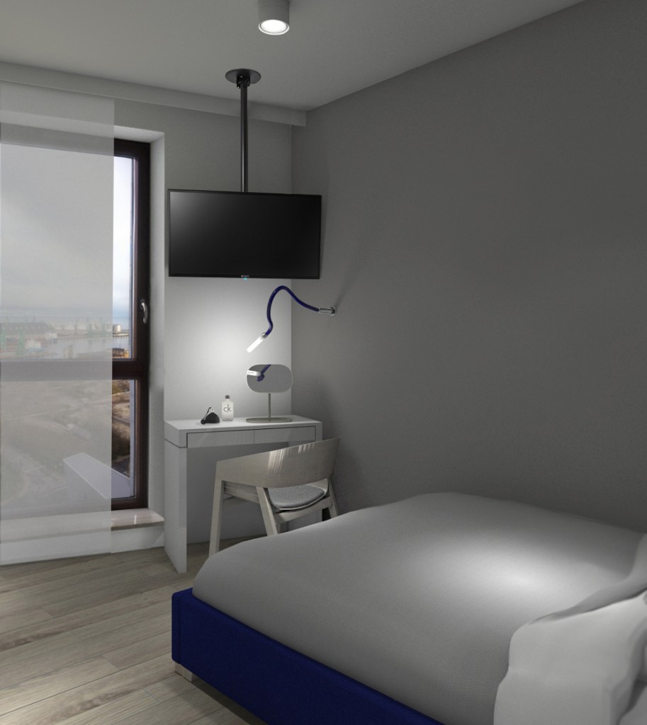 Domy i mieszkania, Apartament z widokiem na morze - budynek Sea Tower w Gdyni