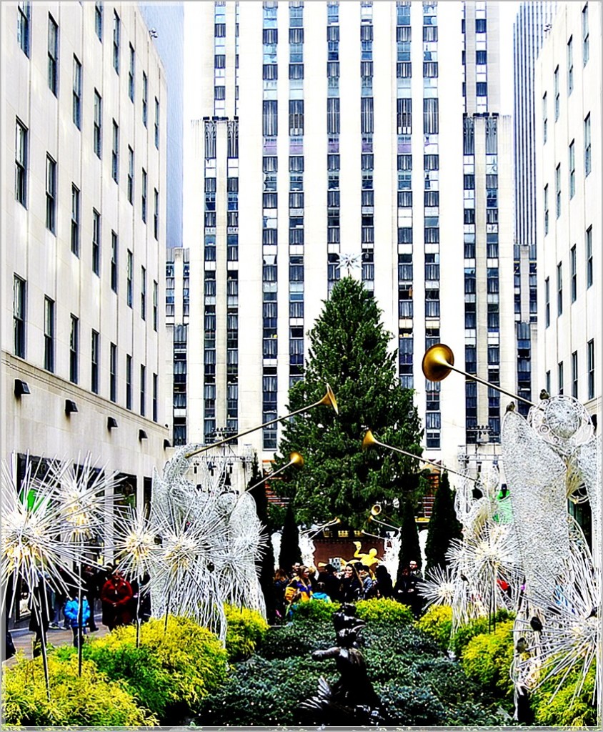 Pozostałe, Czas na zmianę nastroju. - Choinka przy Rockefeller Center