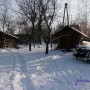 Pozostałe, Mój ogród zimą - tu piwniczka, zawsze okwiecona latem...