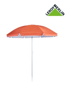 Parasol plażowy okrągły Vali pomarańczowy Naterial
