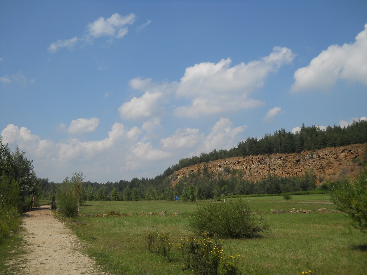 Pozostałe, Arboretum Gródek - polskie Malediwy. - No to w drogę powrotną, szlakiem nieco łagodniejszym.